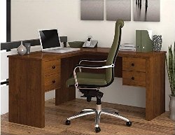 Bestar L Shaped Wooden Desk
