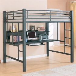 Coaster Home Furnishings Full Loft Bed with Desk