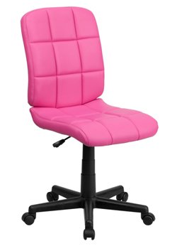 Flash Furniture Mid-Back Pink Desk Chair