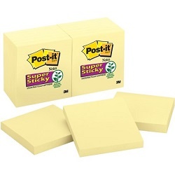 Canary Yellow Post It Notes