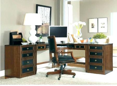 L shaped desk with storage